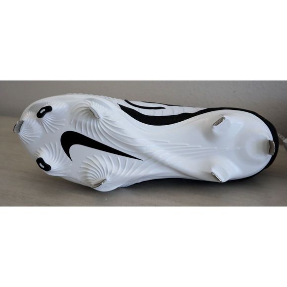 Nike DJ6517-101 Men Sz 10.5 White/Black Alpha Huarache NXT Metal Baseball Cleats - Picture 6 of 7